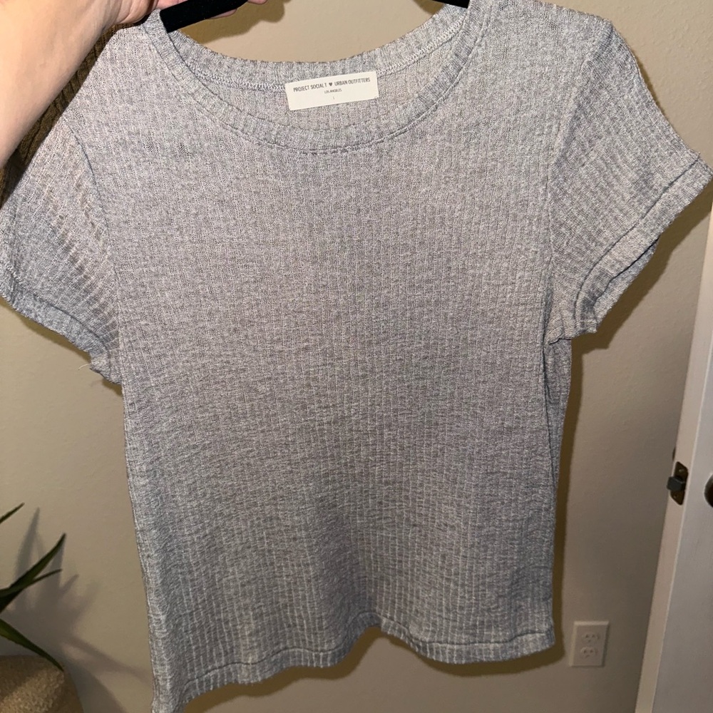 Urban Outfitters plain grey top